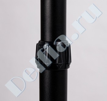    Hugett Floor Steel 1821-ADC BLACK