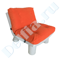 Кресло пластиковое POLY с подушкой